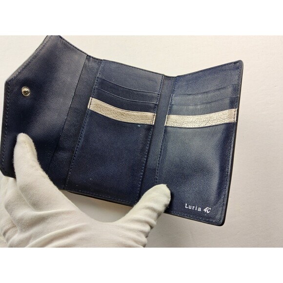 Luria 4C Folding Snap Wallet Navy - Picture 5 of 9
